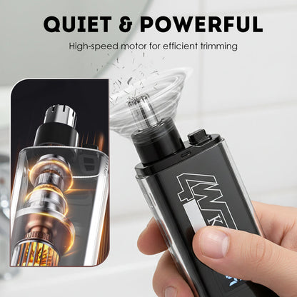 50% OFF !! Nose & Ear Hair Trimmer with LED Display
