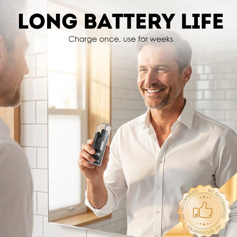 50% OFF !! Nose & Ear Hair Trimmer with LED Display