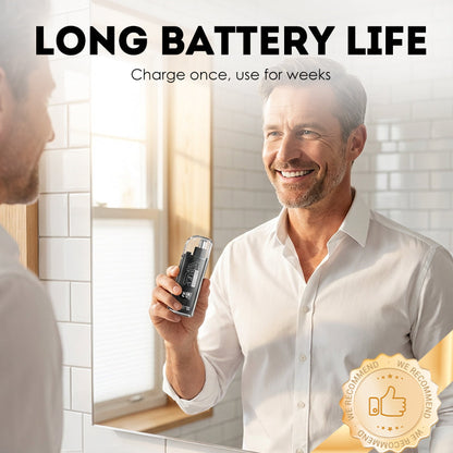 50% OFF !! Nose & Ear Hair Trimmer with LED Display