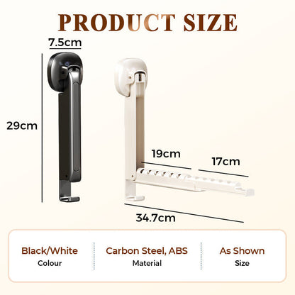 Suction Cup Extendable Folding Drying Rack