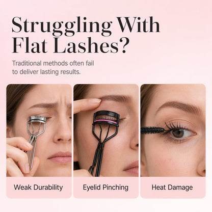 🔥💐50% Off Now！‼️ ✨Rechargeable Heated Eyelash Curler | Get Long-Lasting Perfect Lash Curls Anytime🔋