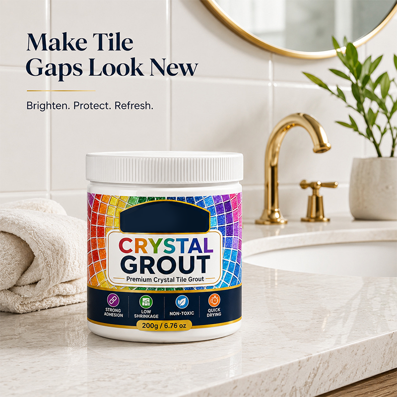 2026 HOT SALE🔥50K+ SOLD! 50% OFF! Mould‑Proof Tile Grout – Waterproof, stain‑resistant & crack‑proof. Perfect for bathrooms & kitchens – stays white & clean for years!