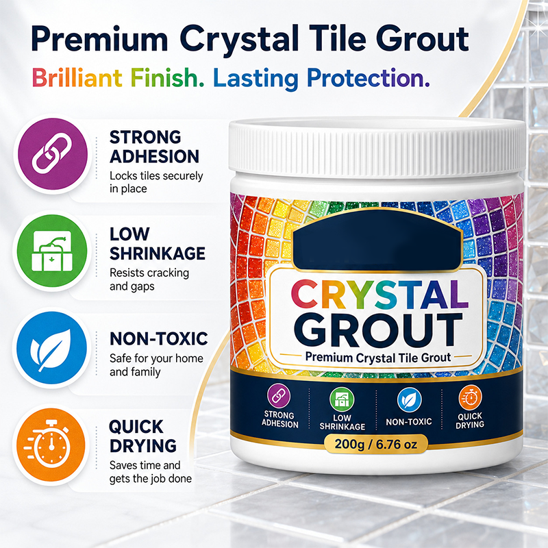 2026 HOT SALE🔥50K+ SOLD! 50% OFF! Mould‑Proof Tile Grout – Waterproof, stain‑resistant & crack‑proof. Perfect for bathrooms & kitchens – stays white & clean for years!