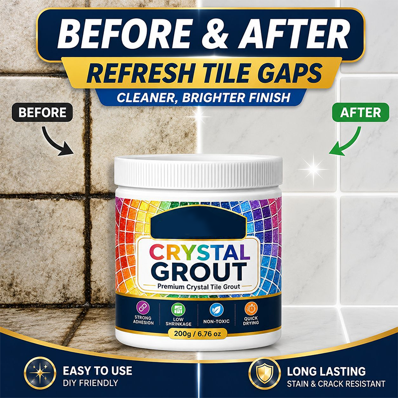 2026 HOT SALE🔥50K+ SOLD! 50% OFF! Mould‑Proof Tile Grout – Waterproof, stain‑resistant & crack‑proof. Perfect for bathrooms & kitchens – stays white & clean for years!