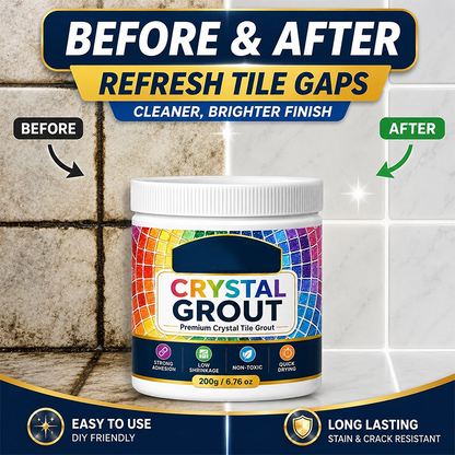 2026 HOT SALE🔥50K+ SOLD! 50% OFF! Mould‑Proof Tile Grout – Waterproof, stain‑resistant & crack‑proof. Perfect for bathrooms & kitchens – stays white & clean for years!
