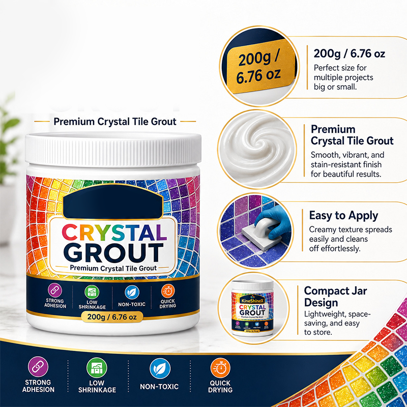 2026 HOT SALE🔥50K+ SOLD! 50% OFF! Mould‑Proof Tile Grout – Waterproof, stain‑resistant & crack‑proof. Perfect for bathrooms & kitchens – stays white & clean for years!