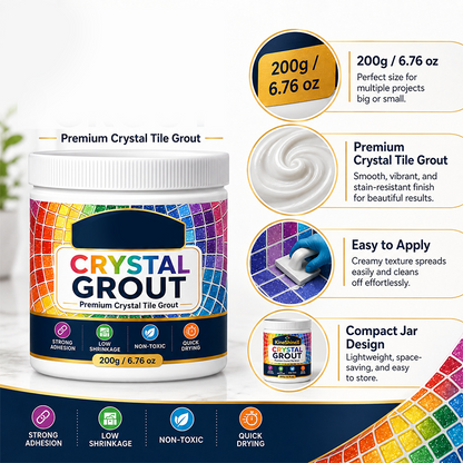 2026 HOT SALE🔥50K+ SOLD! 50% OFF! Mould‑Proof Tile Grout – Waterproof, stain‑resistant & crack‑proof. Perfect for bathrooms & kitchens – stays white & clean for years!