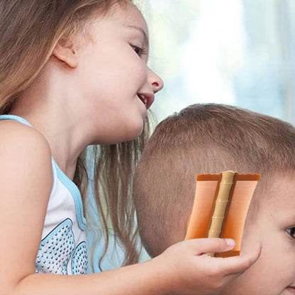 🎁BUY 2 GET 1 FREE🎋50% OFF! Bamboo Styling Double-Sided Fine Teeth Comb | Removes Lice & Dandruff | Ergonomic Grip | All Hair Types | For Adults, Kids & Pets 🌿✨