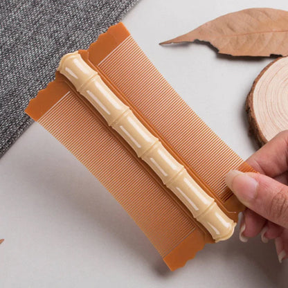 🎁BUY 2 GET 1 FREE🎋50% OFF! Bamboo Styling Double-Sided Fine Teeth Comb | Removes Lice & Dandruff | Ergonomic Grip | All Hair Types | For Adults, Kids & Pets 🌿✨