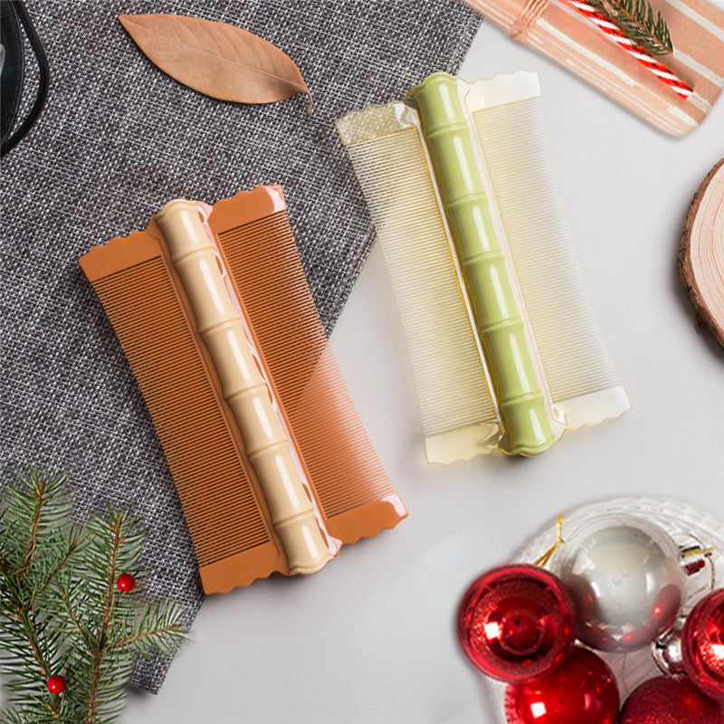 🎁BUY 2 GET 1 FREE🎋50% OFF! Bamboo Styling Double-Sided Fine Teeth Comb | Removes Lice & Dandruff | Ergonomic Grip | All Hair Types | For Adults, Kids & Pets 🌿✨