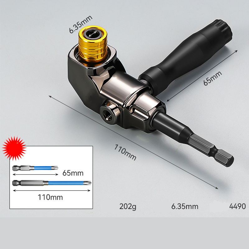 📢📢Limited Time 50% Off !！🔧105 Degree Right Angle Driver