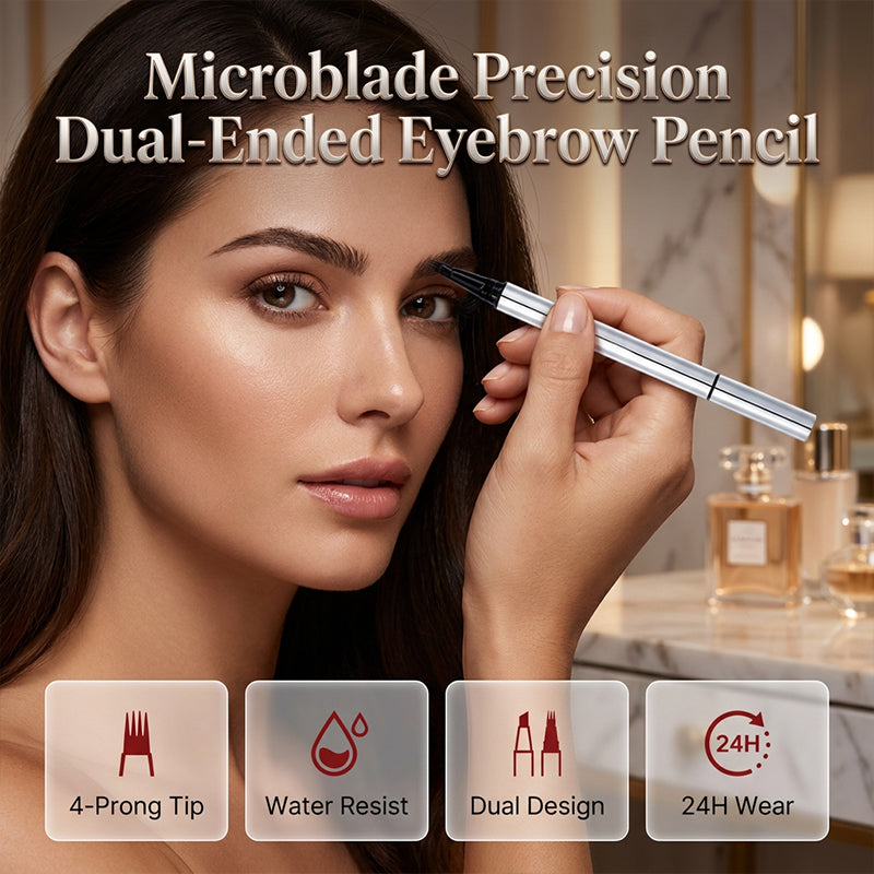 🔥Buy 1 Get 1 Free🎁Dual-Ended Waterproof Microblading Eyebrow Pencil