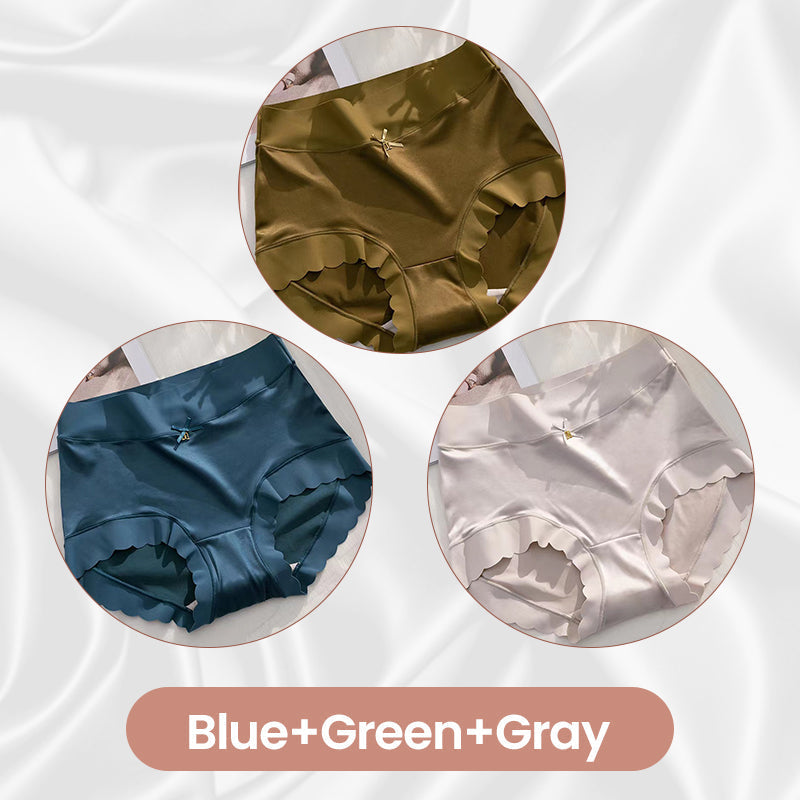 🔥50% OFF🔥🩲Premium Satin Antibacterial Moisture-absorbing Panties