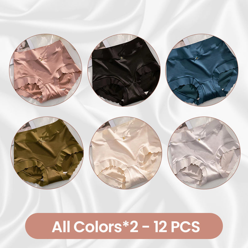 🔥50% OFF🔥🩲Premium Satin Antibacterial Moisture-absorbing Panties