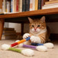 😻Interactive Swab Cat Toy with Catnip