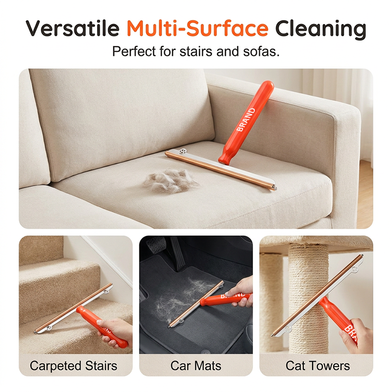 🔥Buy 2 Get 1 Free🎁Long-Handled Pet Hair Remover for Carpets