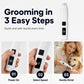 🥳2026 VARMT SALG🥳💞50 000+ SOLGT!🐶💨 50 % RABATT! Elektrisk neglesliper til kjæledyr – Stillegående, skånsom sliping i 3 trinn. LED-strømdisplay &  USB-C oppladbar – stressfri stell av hunder &  katter! 🛡️✨