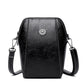 ✨ Time‑Limited Offer🍂Waxed Leather Phone Crossbody – Ultra-Light & Dual-Compartment Design🛍️✨