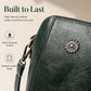 ✨ Time‑Limited Offer🍂Waxed Leather Phone Crossbody – Ultra-Light & Dual-Compartment Design🛍️✨