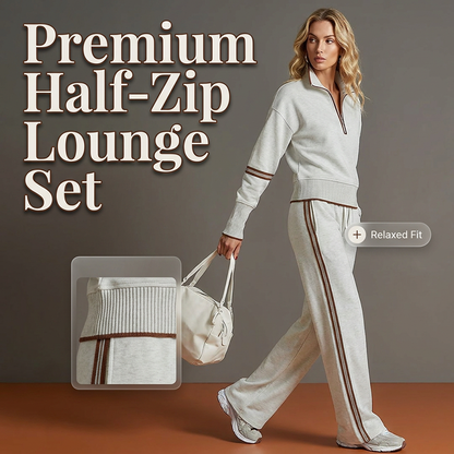 🎁🖤Black Friday Sale:50% OFF🖤💥Women's Half-Zip Tracksuit Set