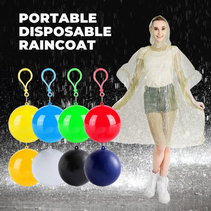 🥳BUY 1 GET 1 FREE! ☔Pocket-Sized Ball Disposable Raincoat – Ultra‑compact ball packaging fits in any bag, purse or glove box. Waterproof & easy to use – always ready for sudden showers! 🌧️✨