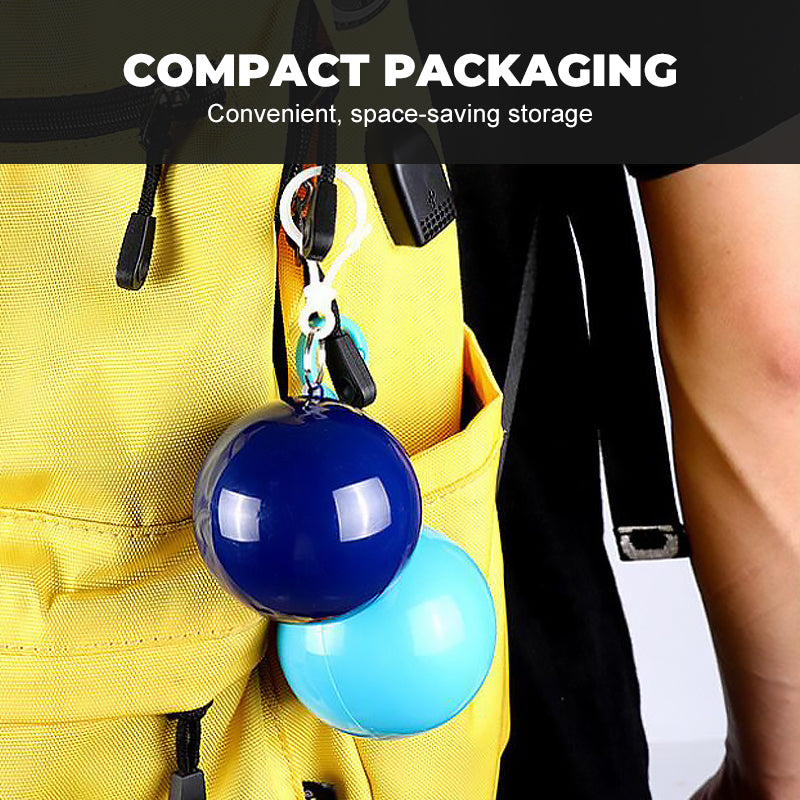 🥳BUY 1 GET 1 FREE! ☔Pocket-Sized Ball Disposable Raincoat – Ultra‑compact ball packaging fits in any bag, purse or glove box. Waterproof & easy to use – always ready for sudden showers! 🌧️✨