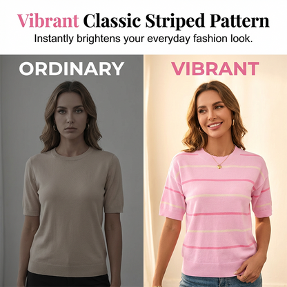 ✨New Arrival✨Women's Classic Striped Short-Sleeve T-Shirt