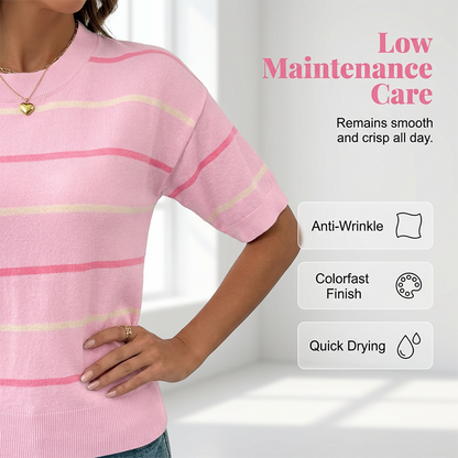 ✨New Arrival✨Women's Classic Striped Short-Sleeve T-Shirt
