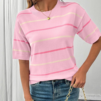 ✨New Arrival✨Women's Classic Striped Short-Sleeve T-Shirt