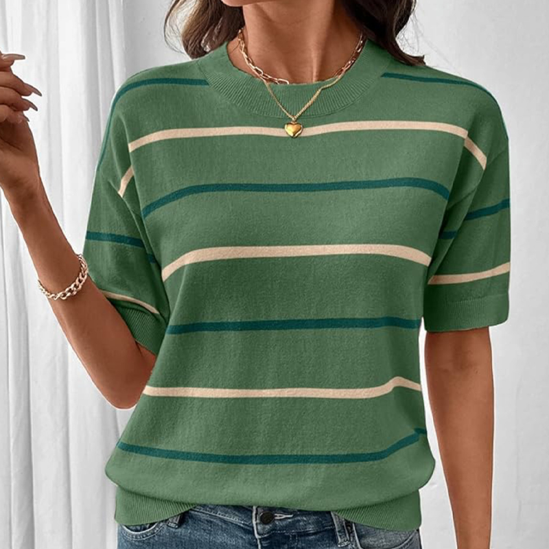 ✨New Arrival✨Women's Classic Striped Short-Sleeve T-Shirt
