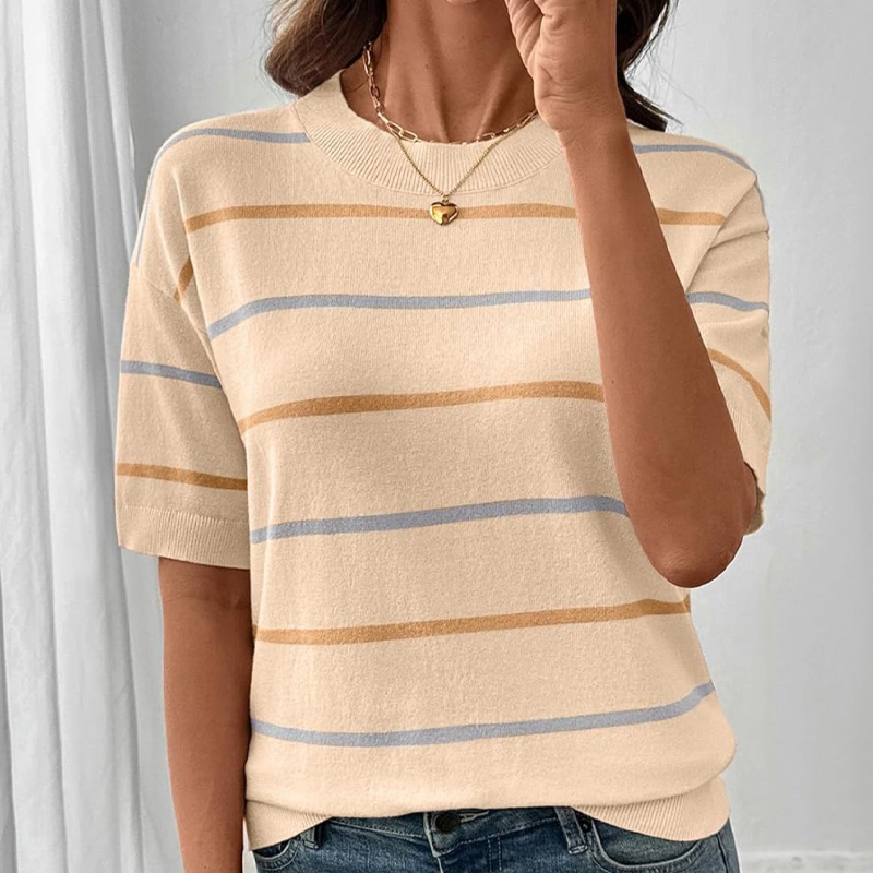 ✨New Arrival✨Women's Classic Striped Short-Sleeve T-Shirt