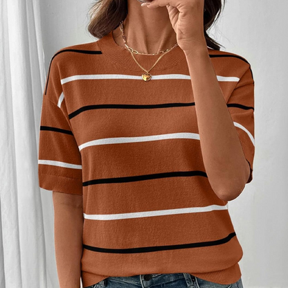 ✨New Arrival✨Women's Classic Striped Short-Sleeve T-Shirt