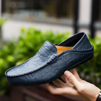 ✨Men's Milan Handmade Leather Loafers – Premium Slip-On Dress Shoes for Business & Casual Wear