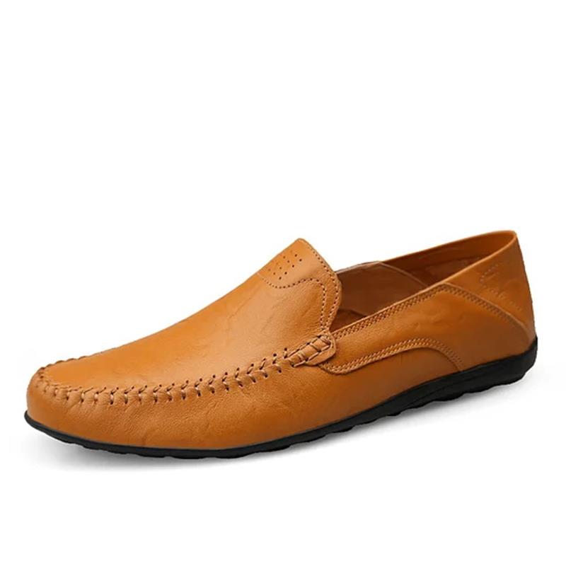 ✨Men's Milan Handmade Leather Loafers – Premium Slip-On Dress Shoes for Business & Casual Wear