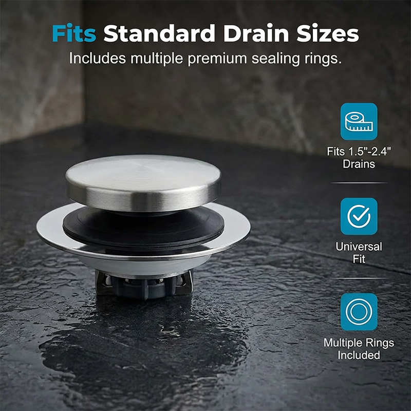 ✨Universal Pop-Up Bathtub Drain Stopper💥👍