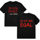 🔥2026 Bestseller🔥Funny German Slogan Men's Black T-Shirt Casual Short Sleeve Crew Neck Top