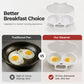 🥳2026 VARMT SALG🥳💞50 000+ SOLGT! 🥗🎁 50 % RABATT! Eggposjer i mikrobølgeovn – dobbelt hulrom, non-stick &  Enkel rengjøring. Sunnere enn steking – fyll på med mer &  spare! 🏠✅