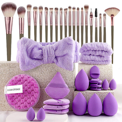 💐All-in-One Makeup Brush & Sponge Set