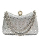 🌸 50% OFF NOW! 🌸 Elegant Pearl Clasp Evening Clutch Bag