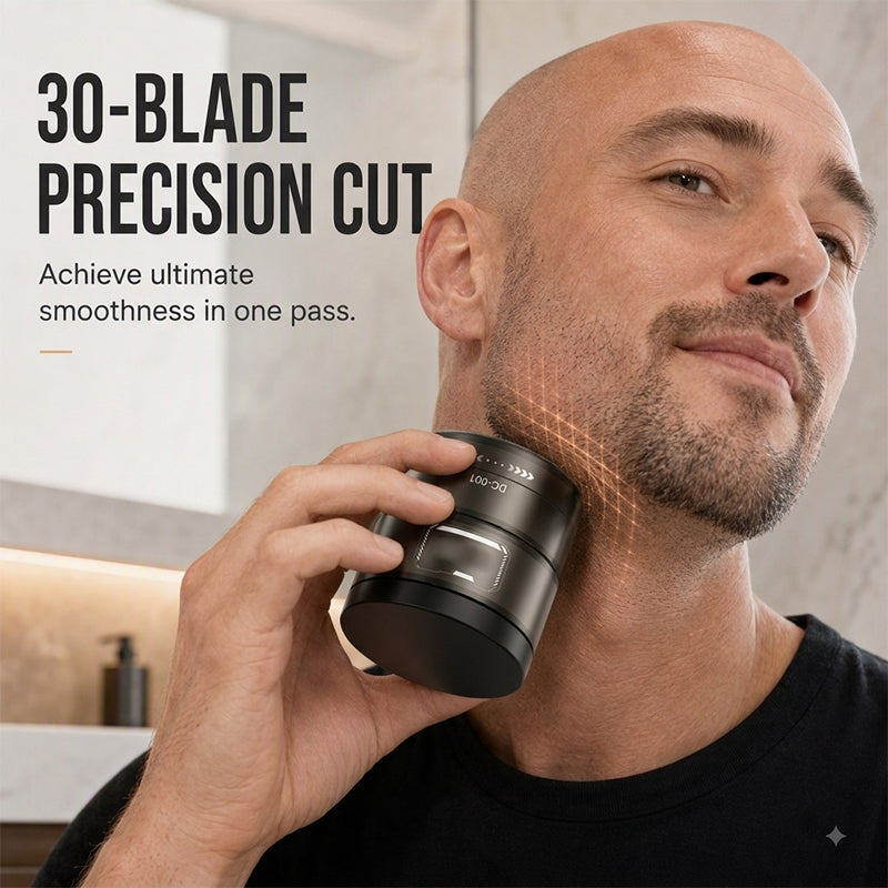 ⏳🔥50% OFF! ⏰2-in-1 Smart Electric Bald Head Shaver and Beard Trimmer with Digital Display