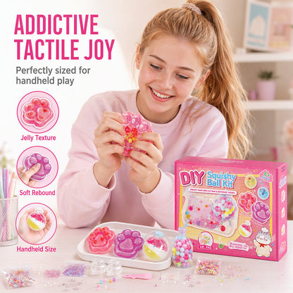 🔥 50% OFF! 🧁DIY Fried Ice Squishy Toy Kit – Cat claw design, squishy fun & creative – Perfect for sensory play & stress relief for kids