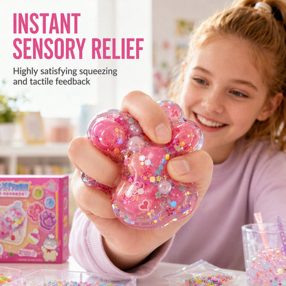🔥 50% OFF! 🧁DIY Fried Ice Squishy Toy Kit – Cat claw design, squishy fun & creative – Perfect for sensory play & stress relief for kids