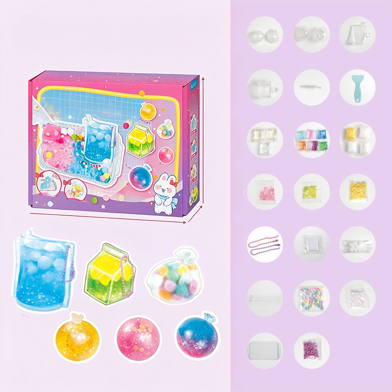 🔥 50% OFF! 🧁DIY Fried Ice Squishy Toy Kit – Cat claw design, squishy fun & creative – Perfect for sensory play & stress relief for kids