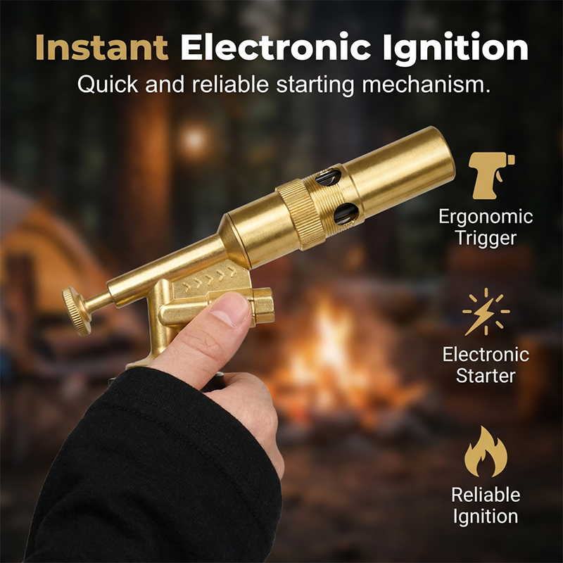 ⏳🔥LIMITED-TIME 50% OFF! ⏰🔥Invertible Butane Torch for Grilling, Searing and Fire Starting