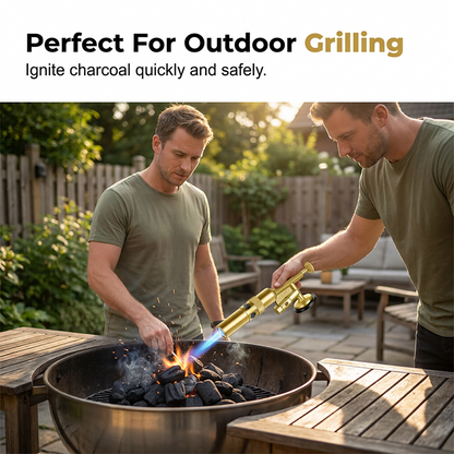 ⏳🔥LIMITED-TIME 50% OFF! ⏰🔥Invertible Butane Torch for Grilling, Searing and Fire Starting