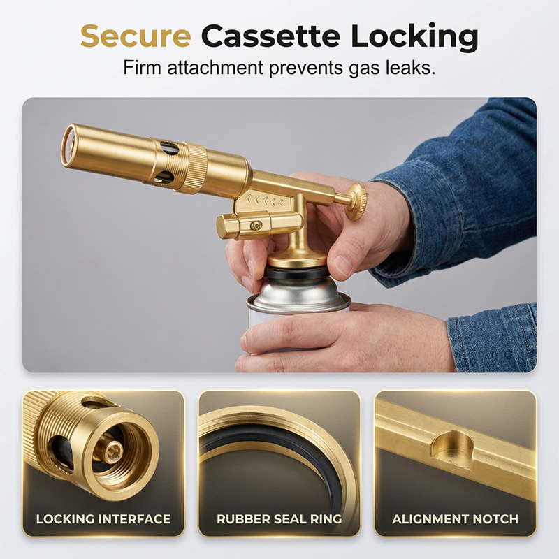 ⏳🔥LIMITED-TIME 50% OFF! ⏰🔥Invertible Butane Torch for Grilling, Searing and Fire Starting