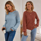 🔥 New Arrival Hot Pick ✨ Women's Ribbed Knit Long Sleeve Top – Flattering Fit & Everyday Comfort 🤍