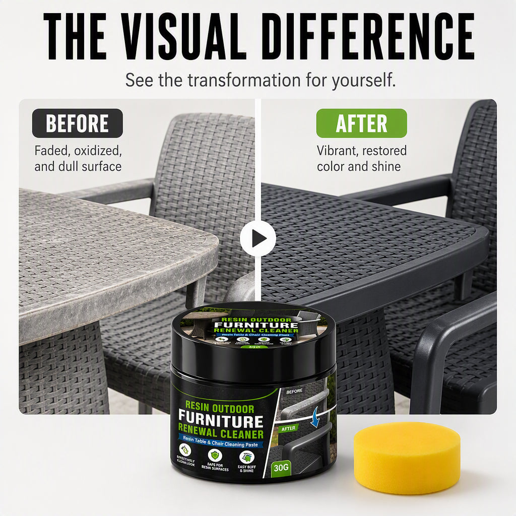 🥳2026 HOT SALE🥳💞50K+ SOLD! 🌿✨ 50% OFF! Outdoor Furniture Renewal Paste – Revives faded, oxidized resin furniture. Restores vibrant colour & shine – no need to buy new! 🛋️💪