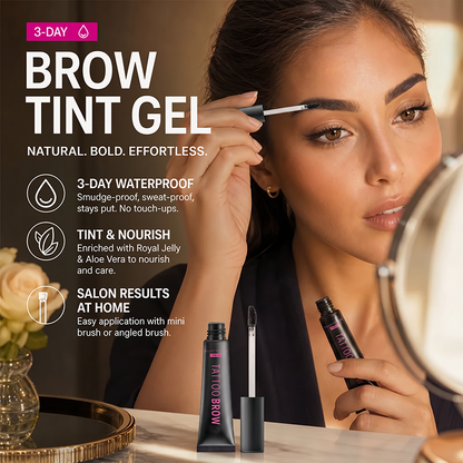 🔥Buy 1 Get 1 Free🎁Semi‑Permanent Long‑Lasting Waterproof Eyebrow Gel, Peel‑Off Tattoo Brow Tint Gel