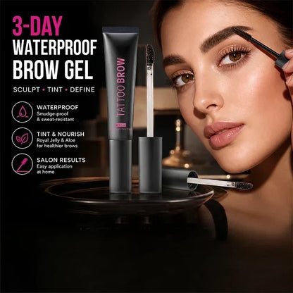 🔥Buy 1 Get 1 Free🎁Semi‑Permanent Long‑Lasting Waterproof Eyebrow Gel, Peel‑Off Tattoo Brow Tint Gel